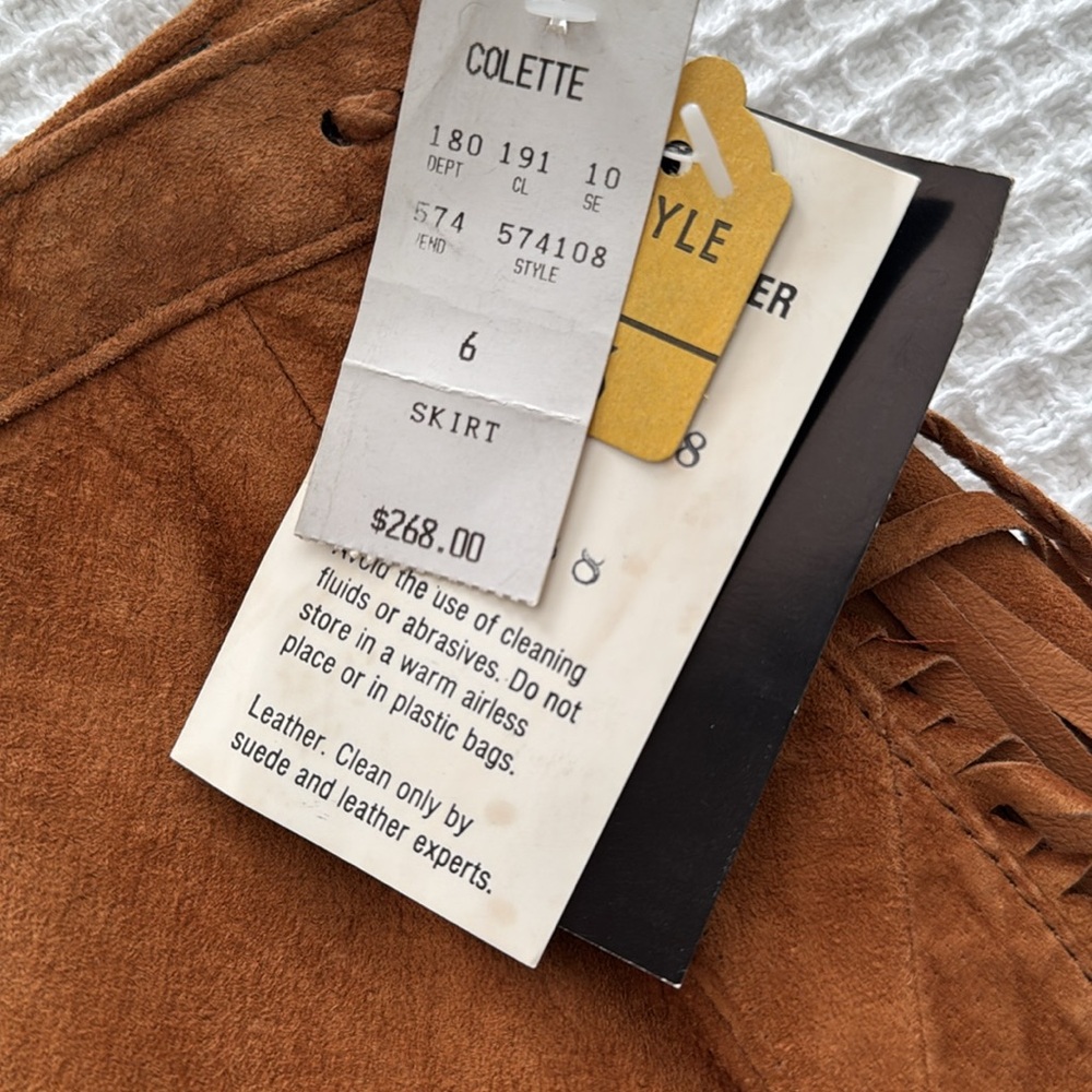 Suede skirt - Picture 7 of 7